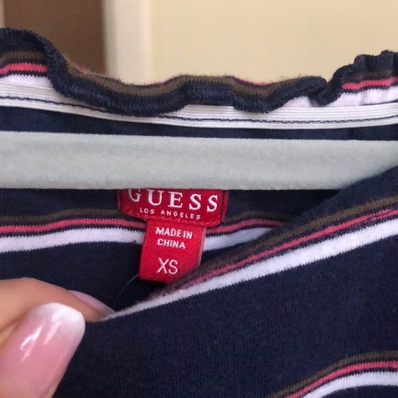 Guess Bodycon Striped Mini Dress - Picture 4 of 4